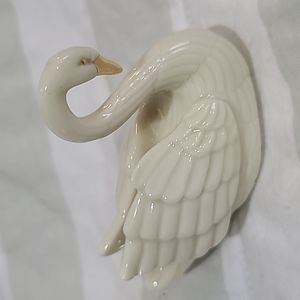 Vintage Lenox China Miniature Porcelain Swan
